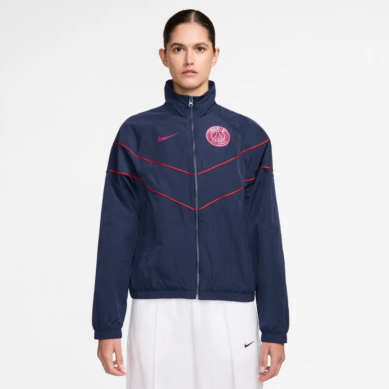 Giacca impermeabile donna PSG Windrunner 2025/26 Bleu