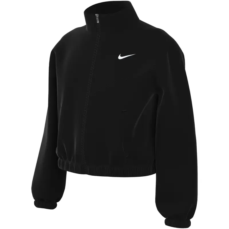 Giacca impermeabile leggera oversize ragazza Nike Noir
