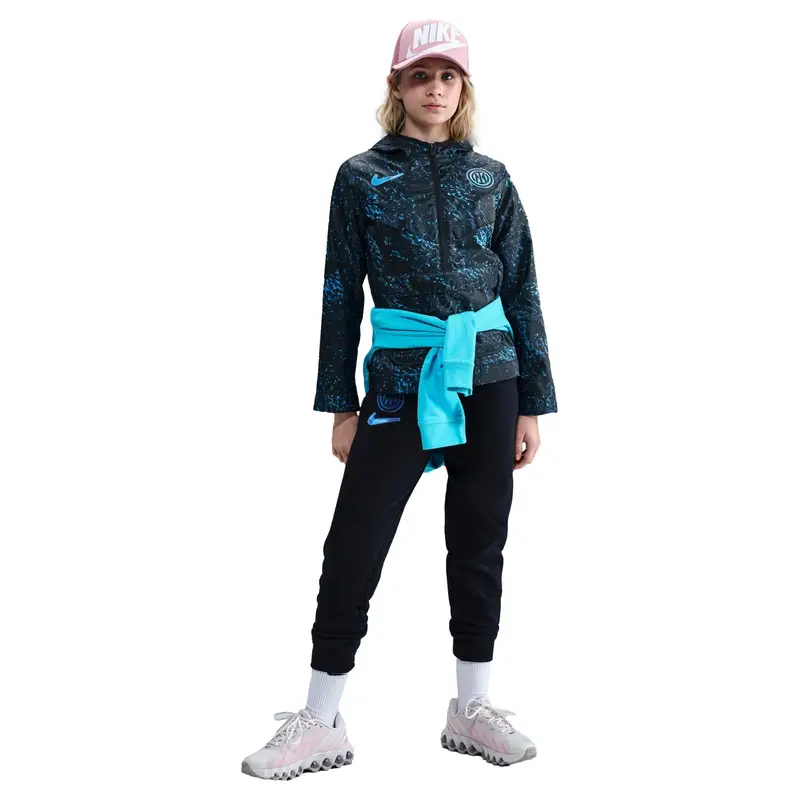 Giacca impermeabile per bambini Inter Milan Amplify WRGX 2024/25 Noir