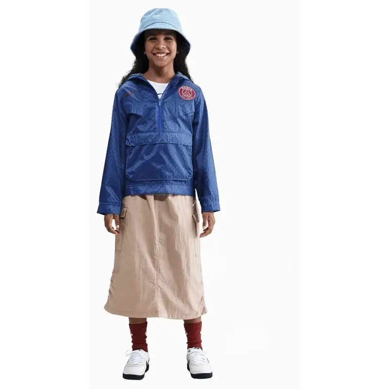 Giacca impermeabile per bambini PSG Amplify WR 2024/25 Bleu
