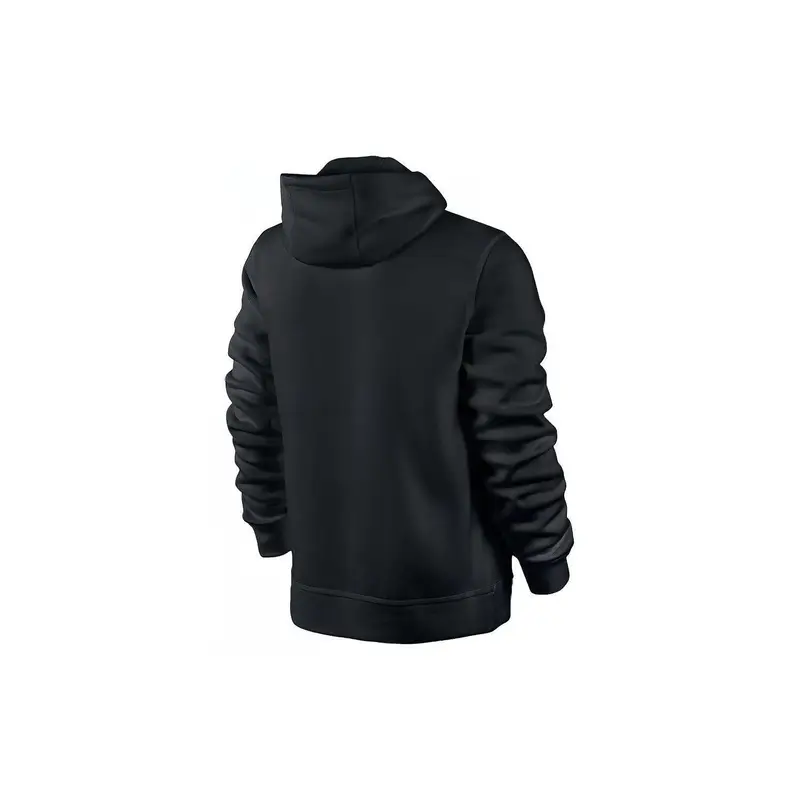 Giacca in Pile con Cappuccio e Coulisse con Logo Stampato Nike Uomo Giacca Nera 623451-010 XXL miniatura 4