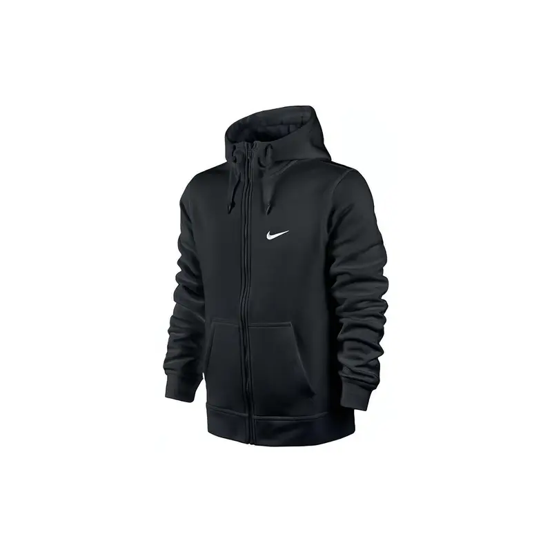 Giacca in Pile con Cappuccio e Coulisse con Logo Stampato Nike Uomo Giacca Nera 623451-010 XXL