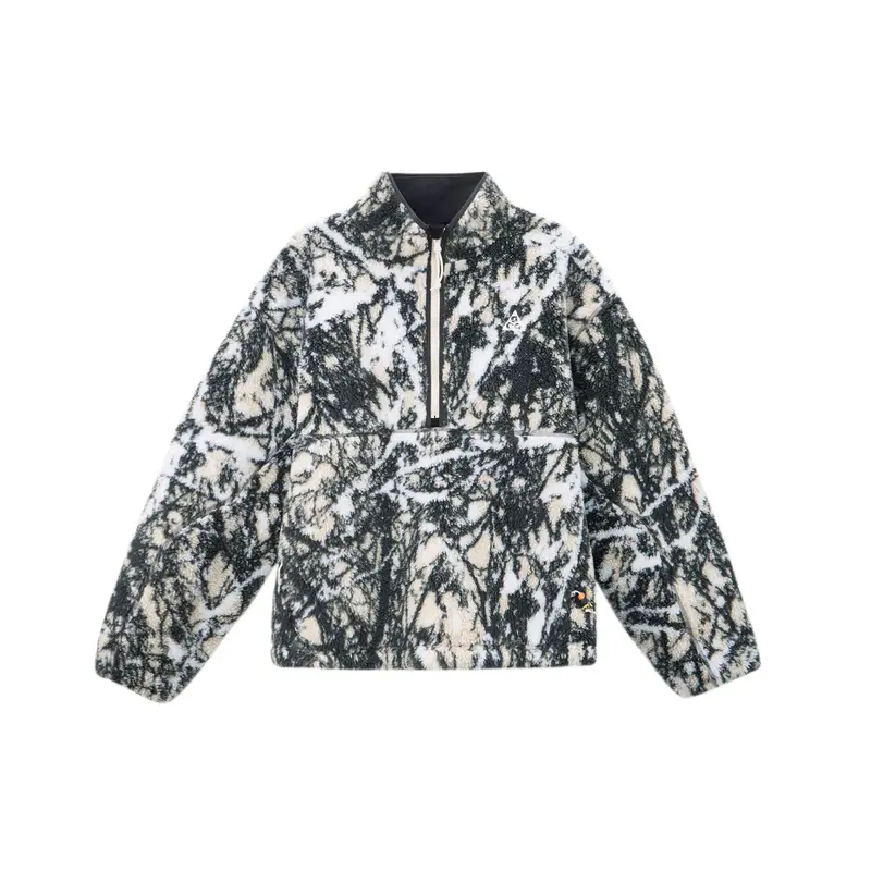 Giacca in Pile Versatile Nike ACG Therma-Fit Adv Canwell Glacier Fashion Morbida Confortevole Collo Alto Giacca Uomo Marrone Chiaro FZ8623-104 M