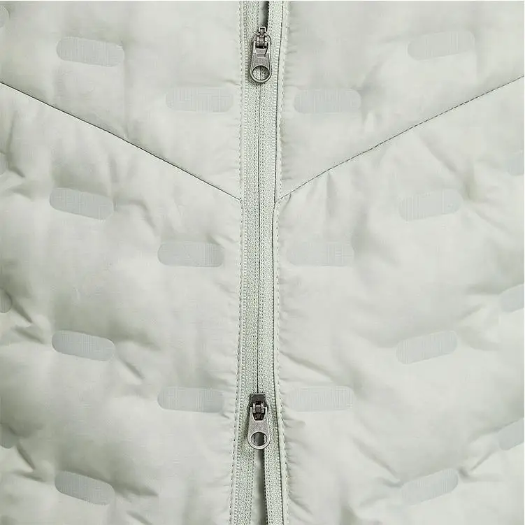 Giacca in piumino Nike alla moda, comoda, morbida, versatile, con colletto alto, da uomo, verde chiaro FB7557-370 M miniatura 2