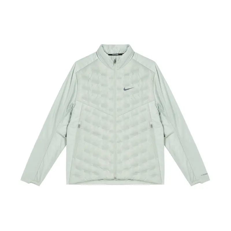 Giacca in piumino Nike alla moda, comoda, morbida, versatile, con colletto alto, da uomo, verde chiaro FB7557-370 M