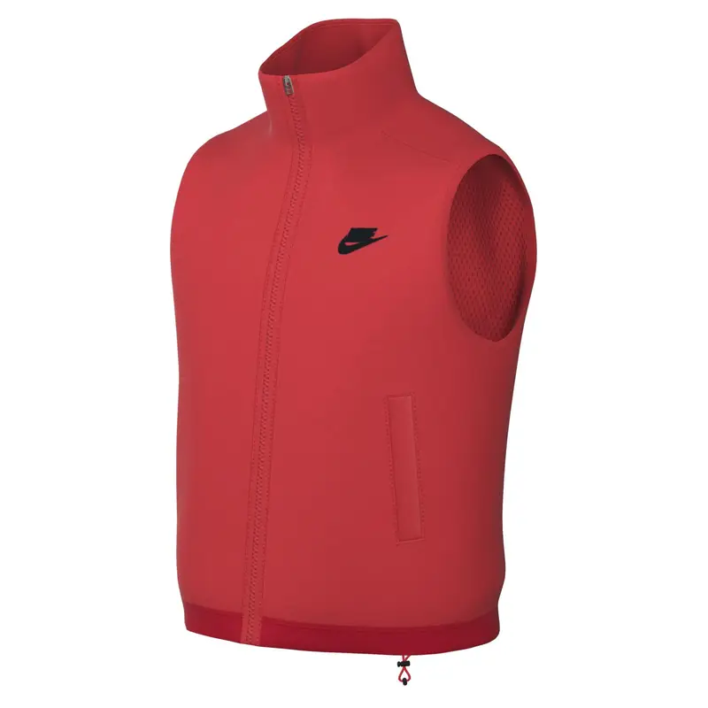 Giacca invernale in pile senza maniche Nike Club+ Rouge