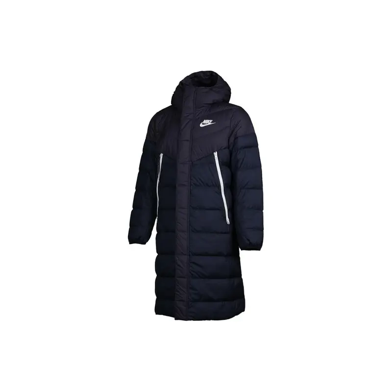 Giacca Lunga Imbottita Nike Color Block Uomo Capo d Abbigliamento Esterno Blu AA8854-081 L