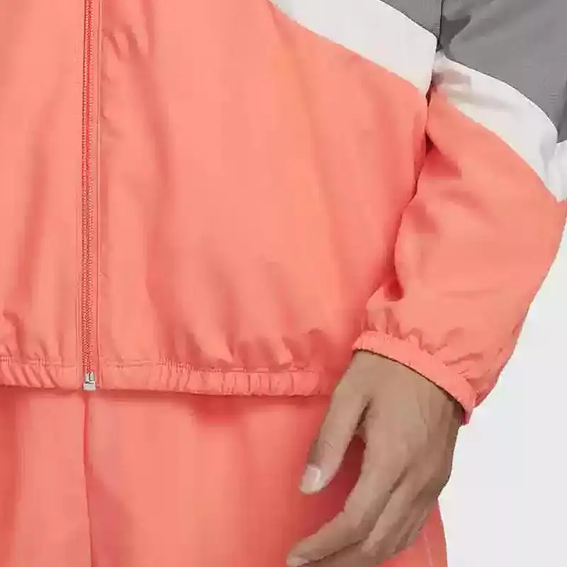 Giacca Nike As M Nk Df Wvn Icon Startfv Color Block Retro Sportiva Larga Tessuta Collo Alto Manica Lunga Giacca Uomo Giacca Rossa FZ0249-643 L miniatura 5