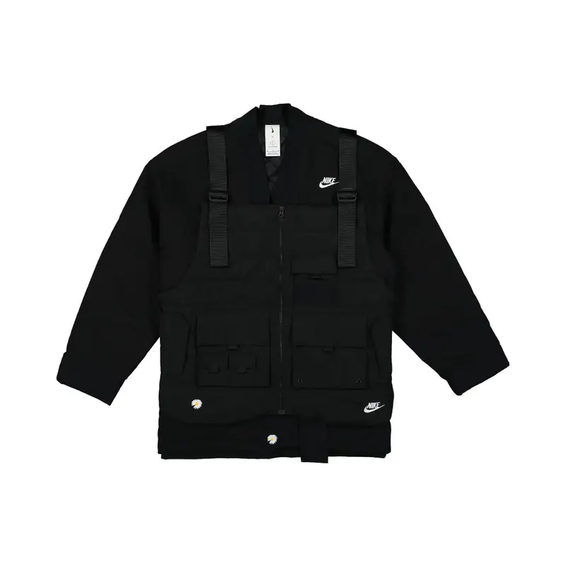 Giacca Nike x Peaceminusone G-Dragon 2+1 (Dimensionamento dell Asia) Streetwear Nero Unisex DR0100-010 L