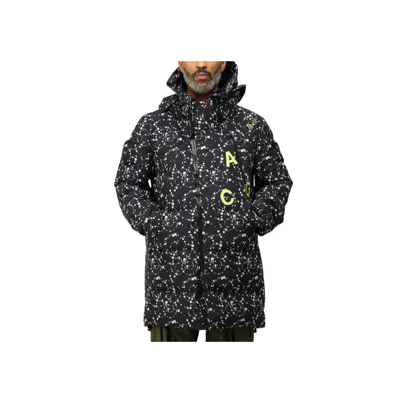Giacca Piumino con Cappuccio Nike Lab Acg Down-Fill Uomo Capospalla Nero AQ3517-010 M miniatura 2