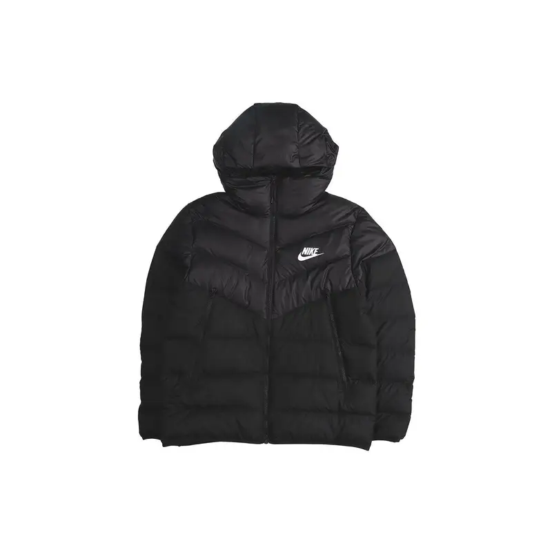Giacca Piumino con Cappuccio Nike Nsw Windrunner da Uomo Capispalla Nero 928834-010 M