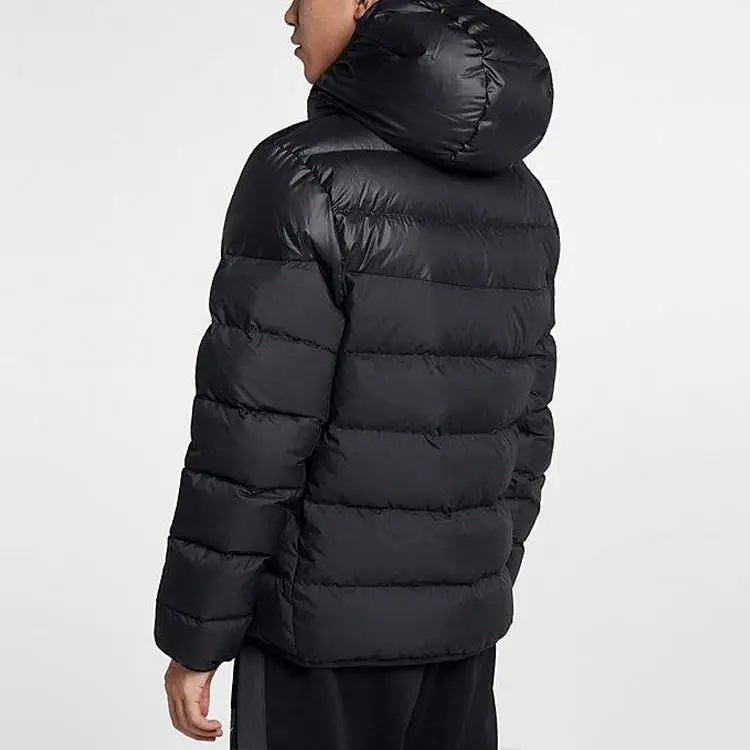 Giacca Piumino con Cappuccio Nike Nsw Windrunner da Uomo Capispalla Nero 928834-010 XXL miniatura 4
