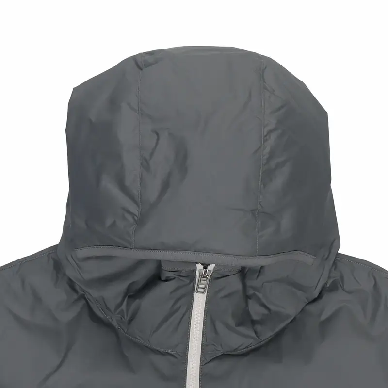 Giacca Piumino con Cappuccio Patchwork con Logo Stampato Nike Uomo Capispalla Grigio DV1132-084 L miniatura 2