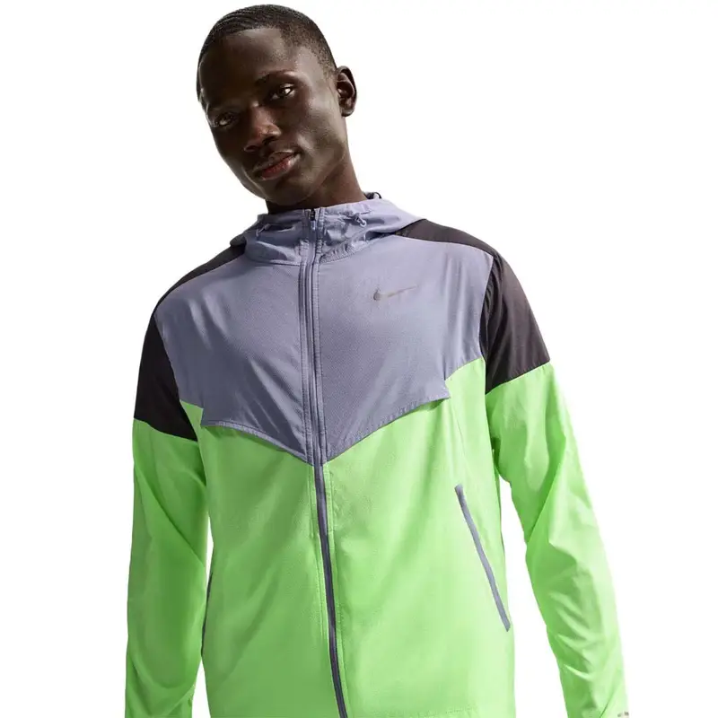 Giacca Running Impossibly Light Windrunner Lilla Verde H Uomo L