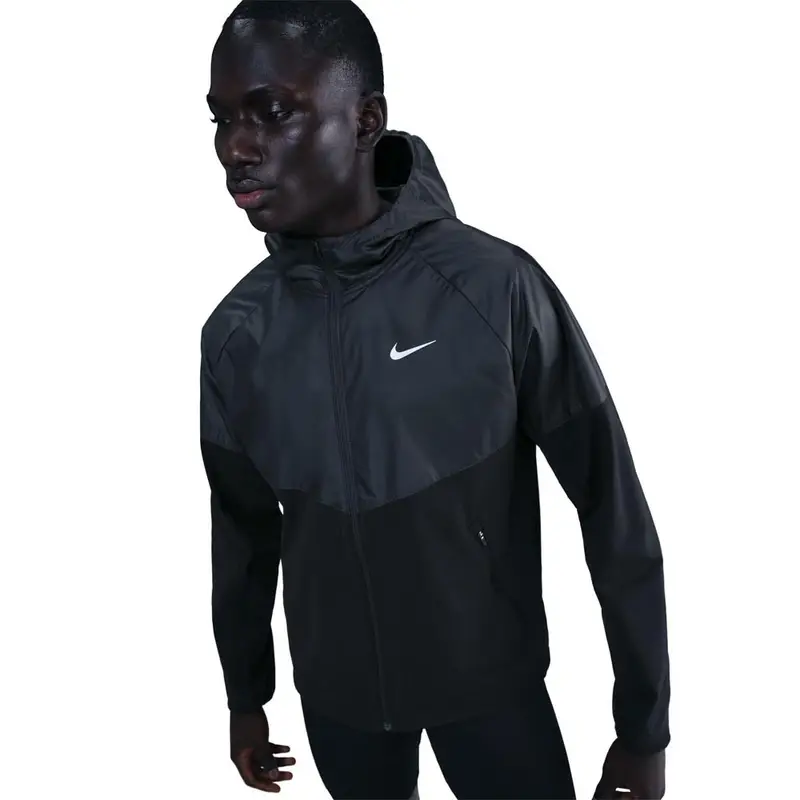 Giacca Running Miler Rpl Winterized Nero Argento Uomo XL