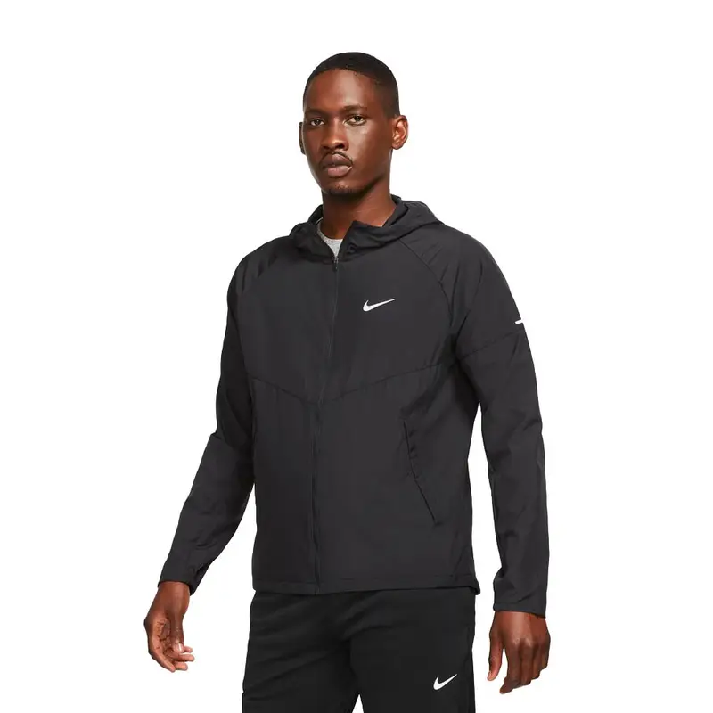 Giacca Running Rpl Miler Nero Reflective Argento Uomo M