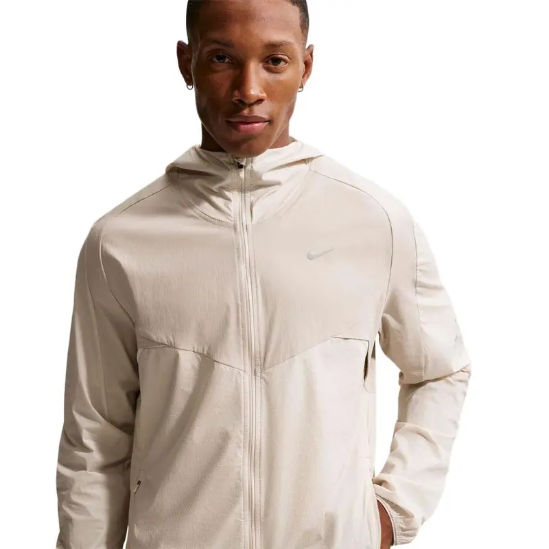 Giacca Running Stride Beige Argento Uomo L