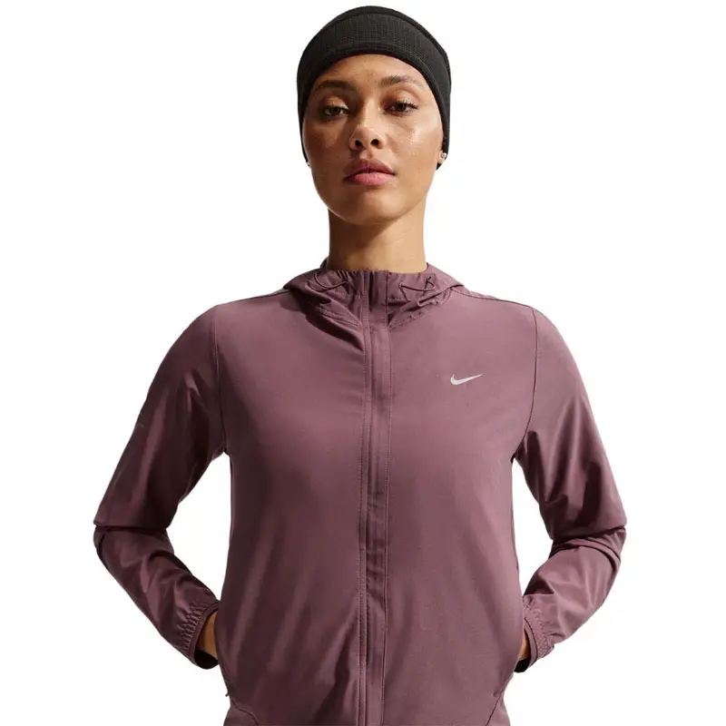 Giacca Running Swift Bordeaux Argento Donna M