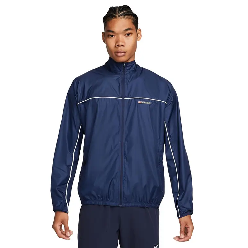 Giacca Running Track Club Blu Navy Uomo M