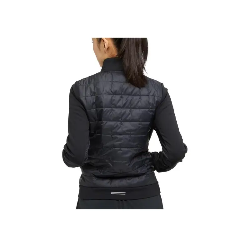 Giacca Sportiva Casual in Cotone Nike Therma Fit Tinta Unita con Inserti per Donna Giacche Nere DD6062-010 M miniatura 2