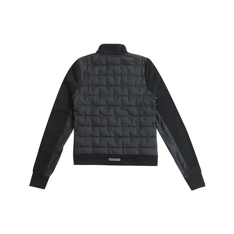 Giacca Sportiva Casual in Cotone Nike Therma Fit Tinta Unita con Inserti per Donna Giacche Nere DD6062-010 M miniatura 5