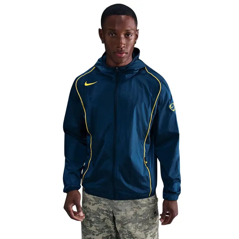 Giacca sportiva con chiusura a metà zip Nike Total 90 Bleu