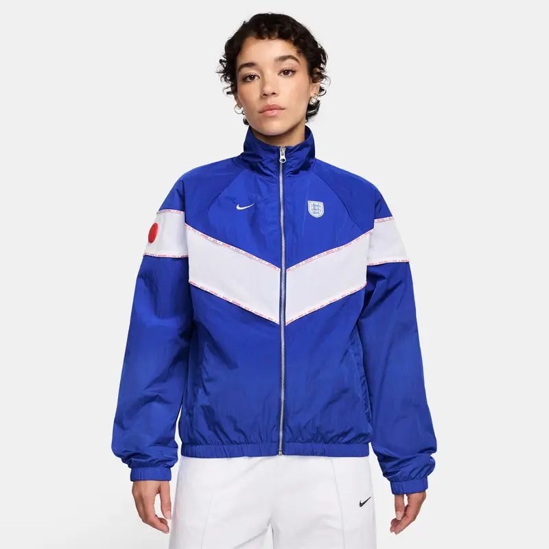 Giacca sportiva donna Inghilterra Windrunner Bleu