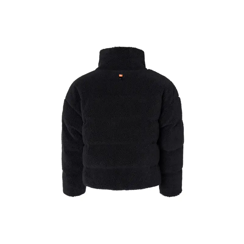 Giacca Sportiva Imbottita in Piumino con Logo Ricamato Nike e Caldo Pile di Agnello da Donna Nera DD4655-010 XS miniatura 3