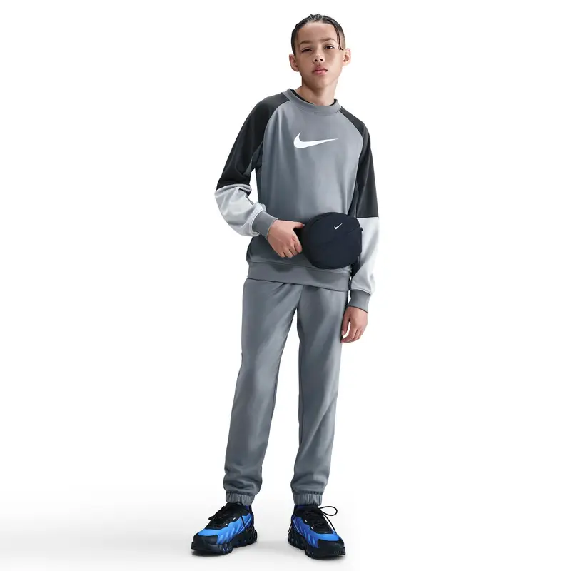 Giacca sportiva in tessuto per bambini Nike Dri-fit Gris