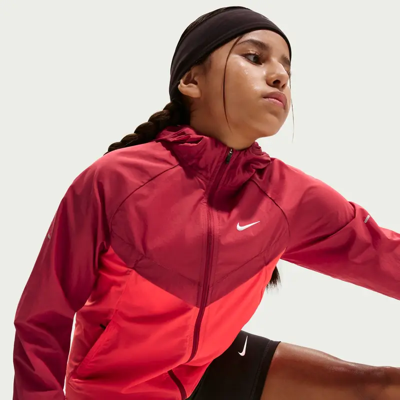 Giacca sportiva per bambini Nike Stride Rouge