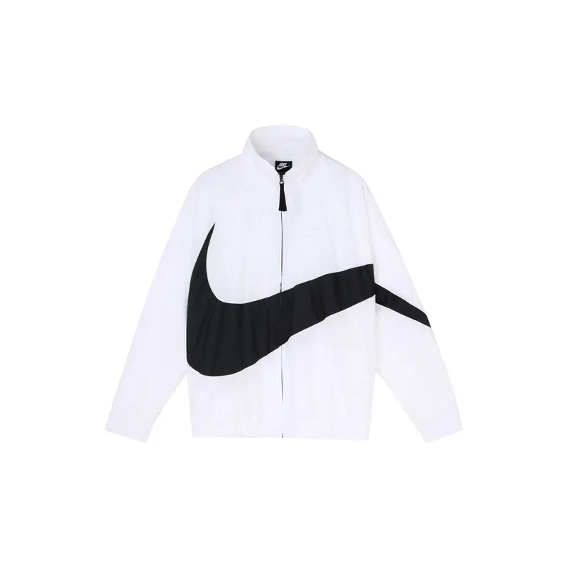 Giacca Statement Tessuta Nike Big Swoosh (Dimensionamento dell Asia) Uomo Bianco Streetwear AR3133-100 S