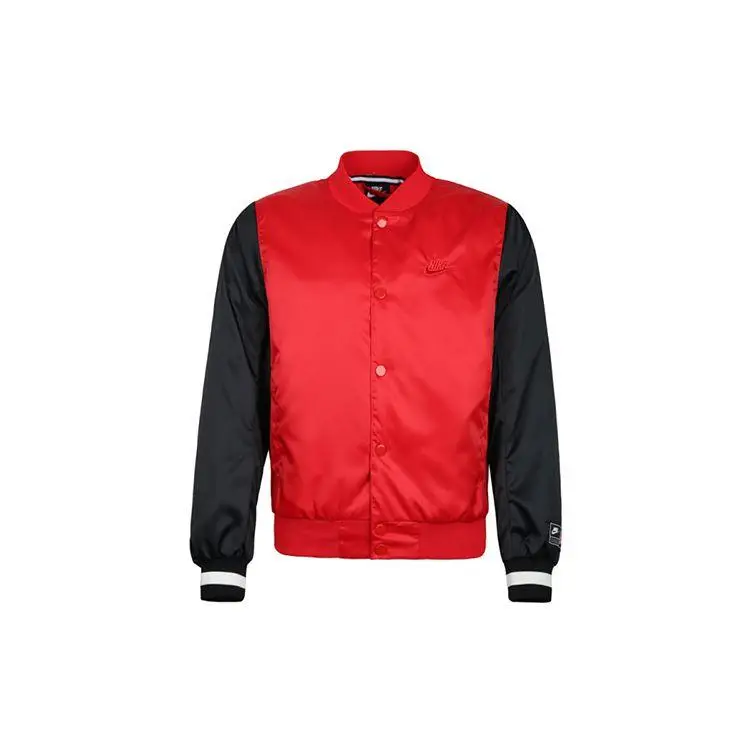 Giacca Tessuta con Collo Alto e Zip da Uomo Rossa AR1838-657 XL