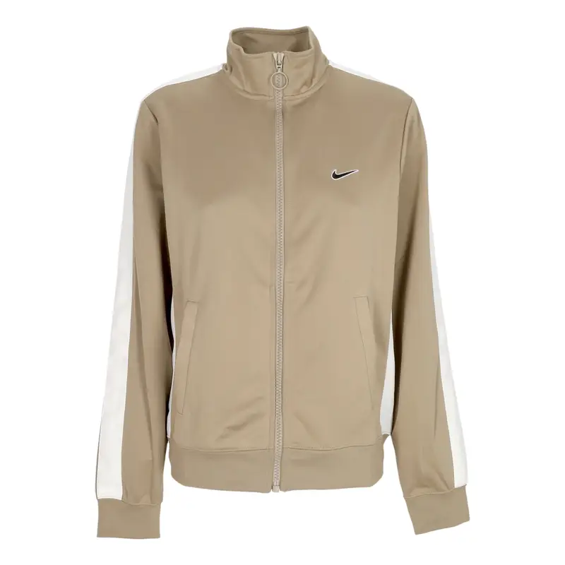 Giacca Tuta Donna W Sportswear Poly-knit Swoosh Jacket Khaki/white
