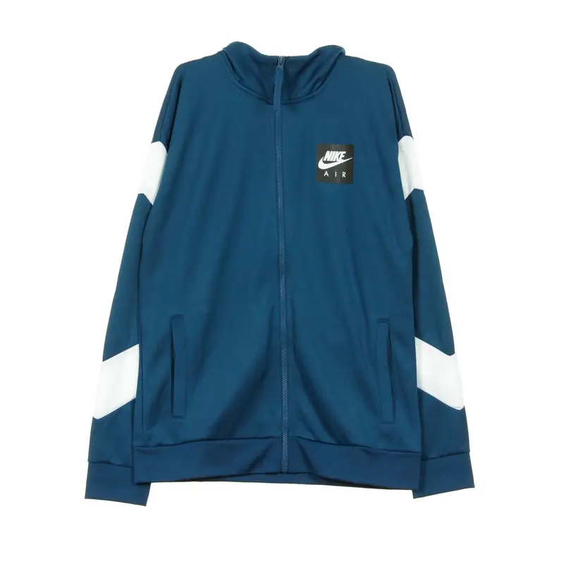 Giacca Tuta Uomo Air Jkt Pk Obsidian/signal Blue/white