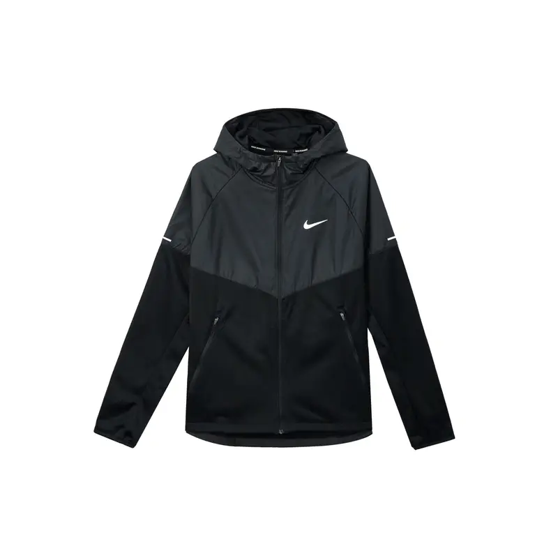 Giacca Uomo Nike Color Block Fashion Casual Confortevole Manica Lunga Giacche Nero FZ1112-010 XL