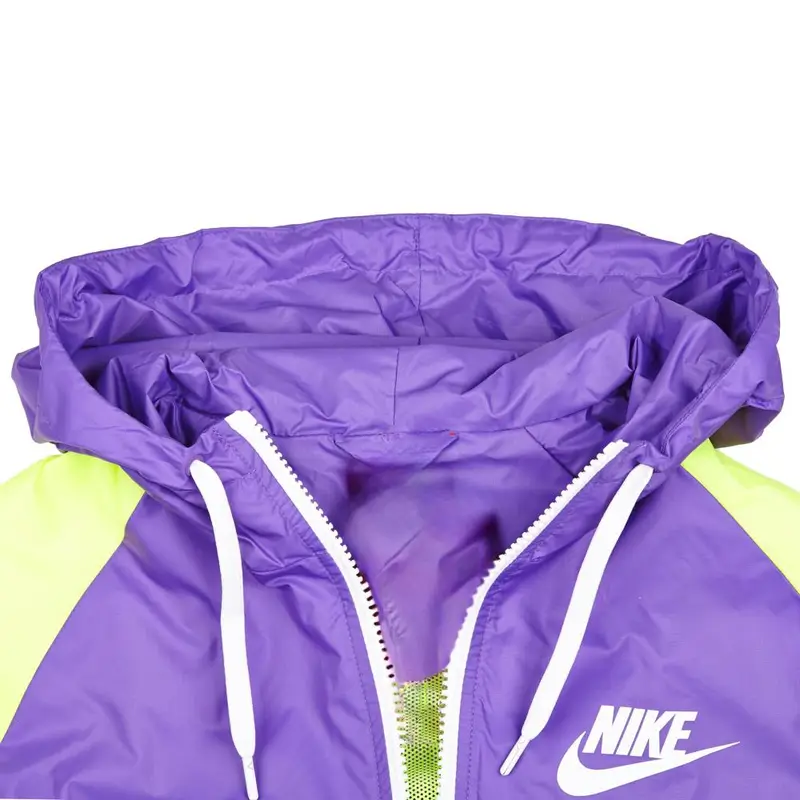 Giacca versatile con cappuccio Nike Windrunner Lifestyle Series Fashion Logo Giacche da donna Nera 545909-016 M miniatura 3