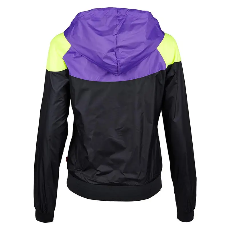 Giacca versatile con cappuccio Nike Windrunner Lifestyle Series Fashion Logo Giacche da donna Nera 545909-016 M miniatura 5