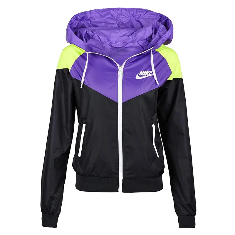 Giacca versatile con cappuccio Nike Windrunner Lifestyle Series Fashion Logo Giacche da donna Nera 545909-016 M