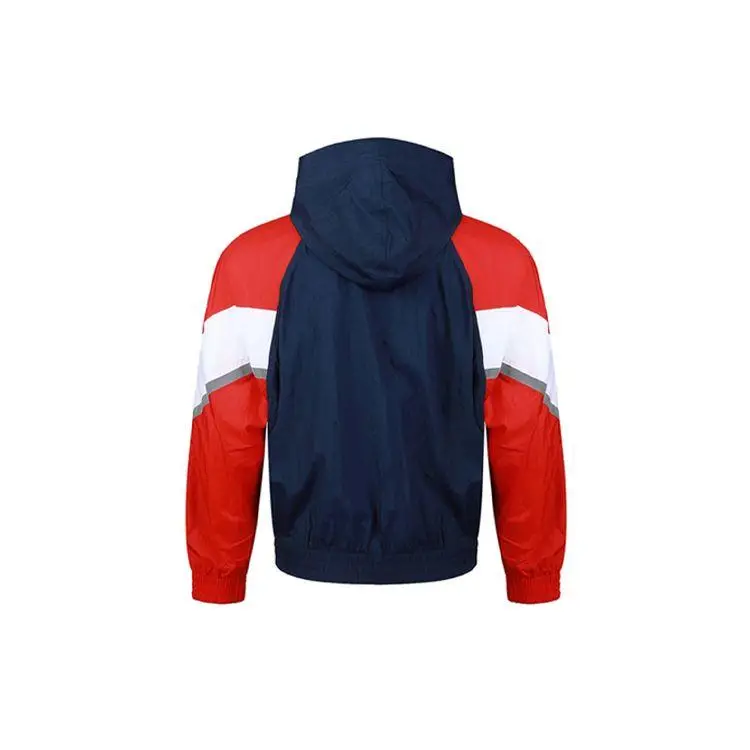 Giacche Uomo Antivento Riflettente con Cappuccio Nike Sportswear Windrunner+ Rosso CZ0782-410 XL miniatura 2