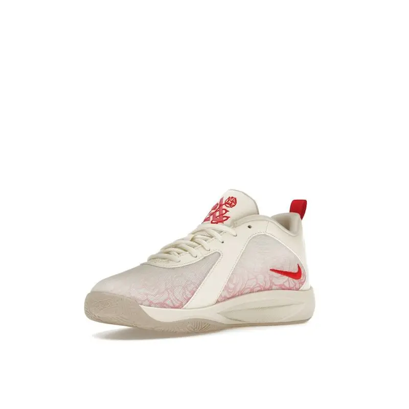 Giannis Freak 6 NRG GS Roses Sneakers da Bambino Crema Latte di Cocco Rosa Aster HM4216-100 35 5 miniatura 4