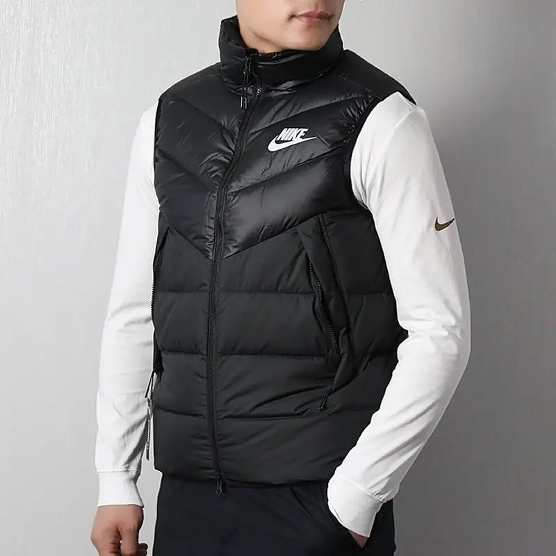 Nike Gilet Uomo Nero 4347531 miniatura 4