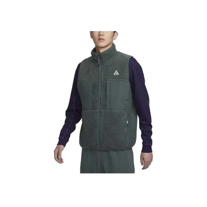 Nike Gilet Uomo Verde 4118792 miniatura 5