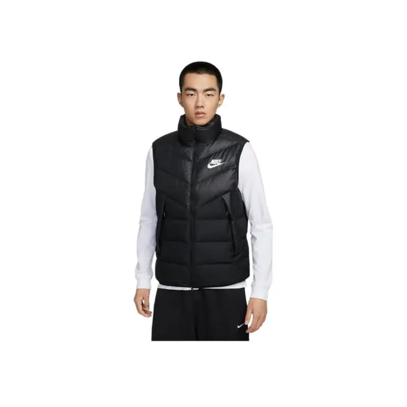 Nike Gilet Uomo Nero 3967373 miniatura 2