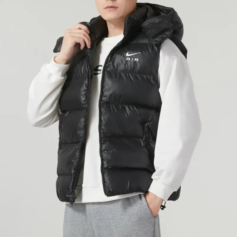 Nike Gilet Uomo Nero 4065946 miniatura 5