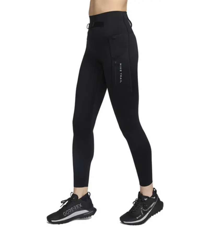 Go Trail High Waisted W - pantaloni trail running - donna Black