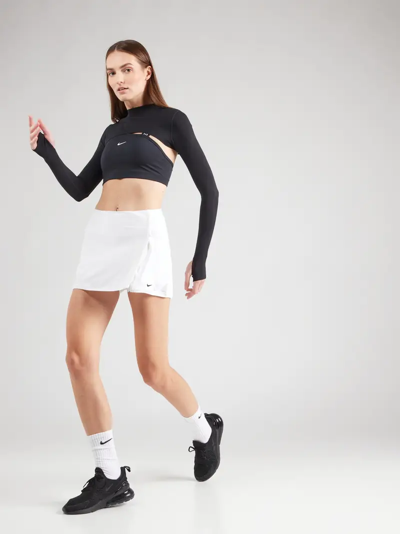 NIKE Gonna sportiva nero / bianco miniatura 3