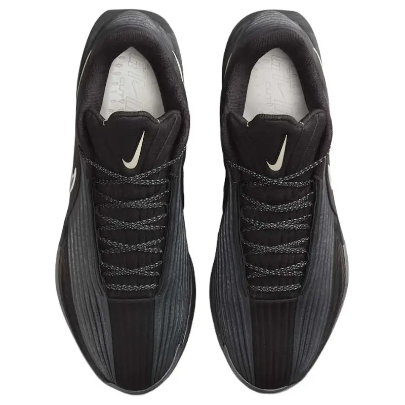 Nike Sneakers da Basket Basse Antiscivolo Nere Unisex miniatura 4