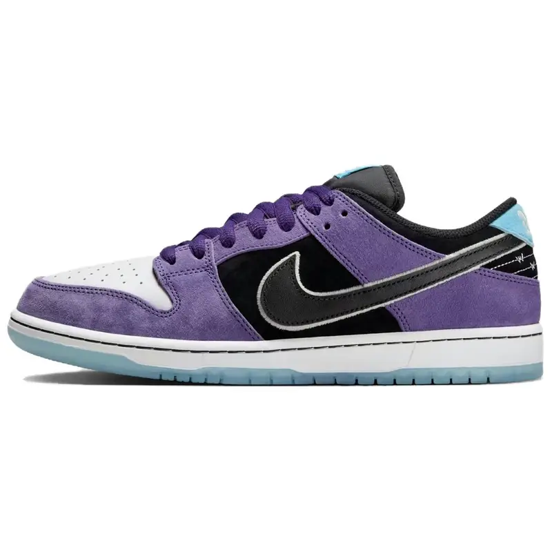 Hayley Wilson x Nike Dunk Low SB Court Purple Sneakers Unisex Bianco Nero Lagoon-Pulse HJ0513-500 36 5