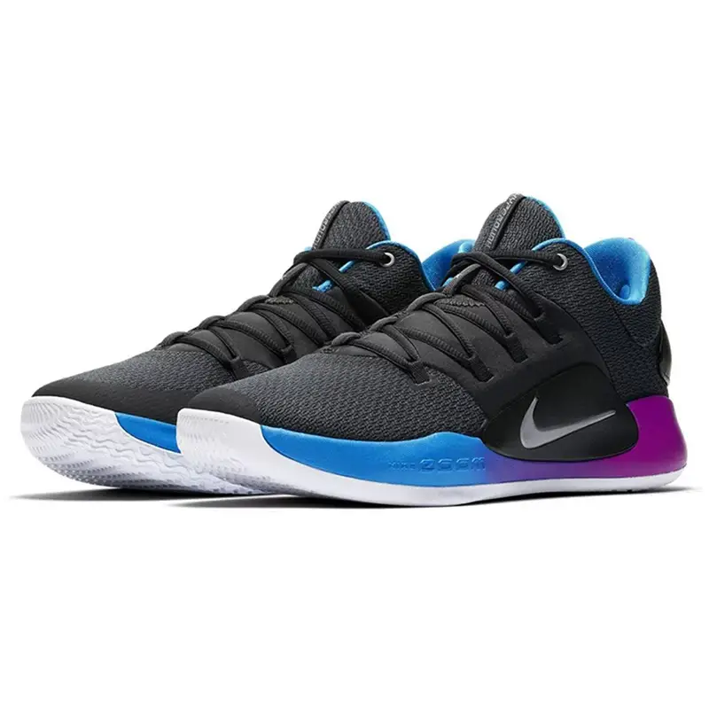 Hyperdunk X Low Basketball Shoes Unisex Sneakers Black Blue Purple AR0464-004 42.5 miniatura 3