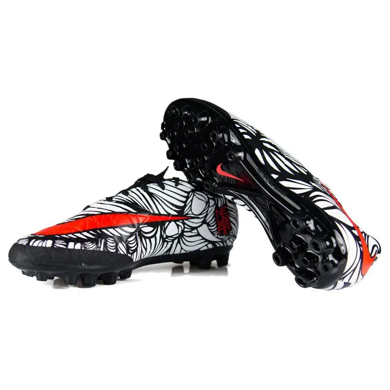 Hypervenom Phelon 2 Tendenza Sportiva Basse AG (Borchie corte in gomma) Scarpe da Calcio Antiscivolo Resistenti Uomo Scarpe da Calcio Nero Bianco 820132-061 47 5 miniatura 5